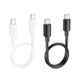 Кабель USB Hoco X96 Hyper 60W Type-C to Type-C 0.25m Чорний