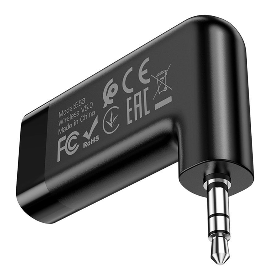 FM-трансмітер&nbsp;Hoco E53 AUX Receiver/Bluetooth 5.0/Battery 145mAh
