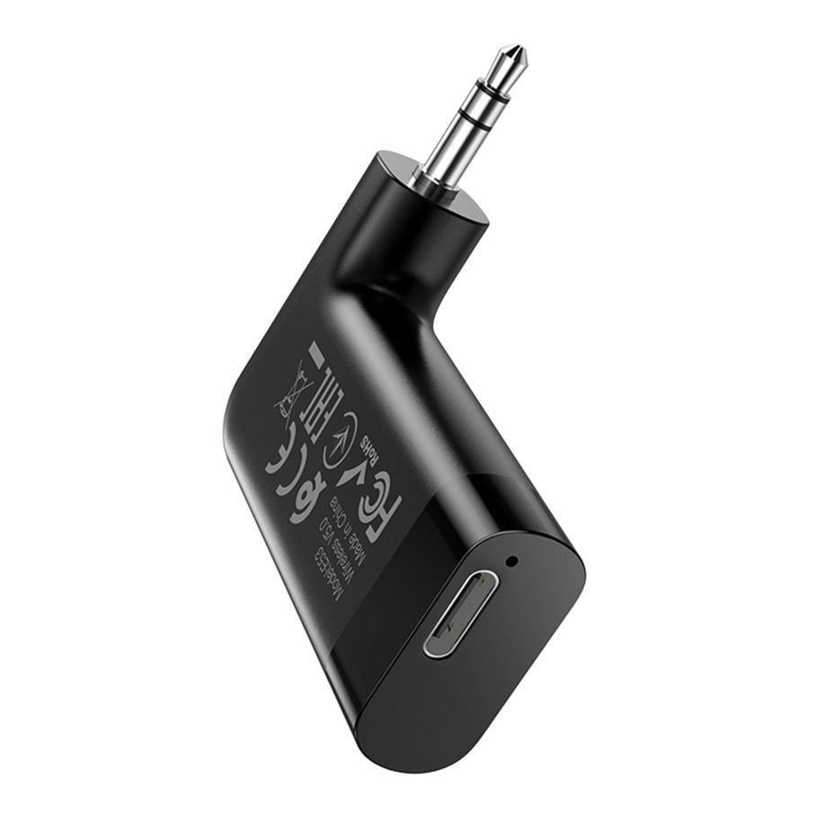 FM-трансмітер&nbsp;Hoco E53 AUX Receiver/Bluetooth 5.0/Battery 145mAh