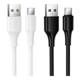 Кабель USB Hoco X120 Type-C 3A Білий