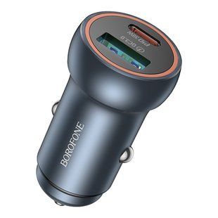 Автомобільний Зарядний Пристрій Borofone BZ32A 1USB/1USB-C QC/PD30W