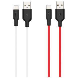 Кабель USB Hoco X21 Plus Silicone Type-C 2m Чорно-Білий