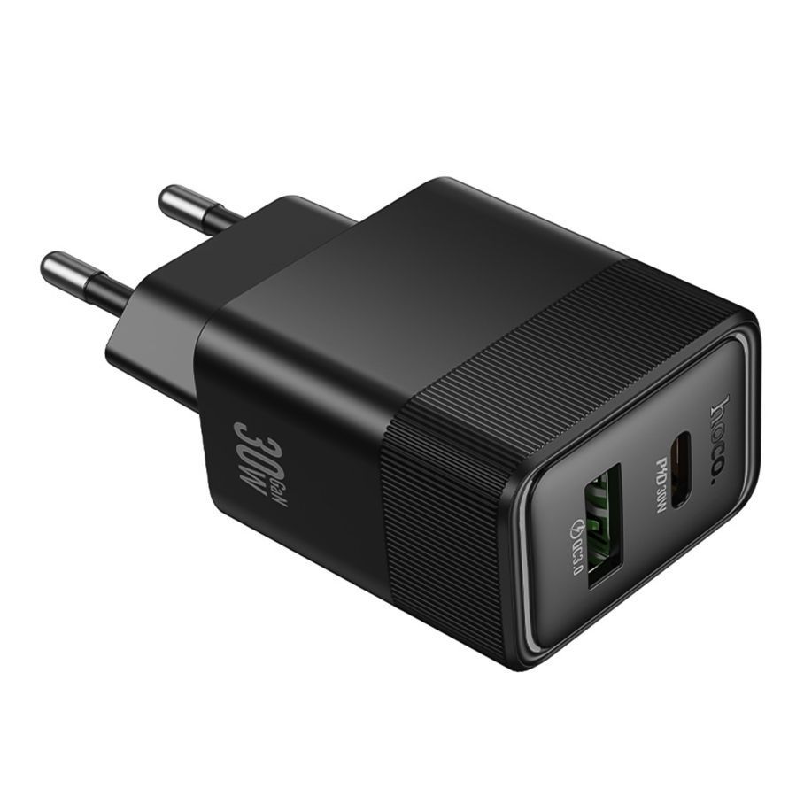 Сетевое Зарядное Устройство Hoco CS112A 1USB/1USB-C QC/PD 30W
