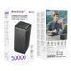Універсальна Мобільна Батарея Power Bank Borofone BJ80C Clever 22.5W+PD20W fully compatible 50000mAh Чорний