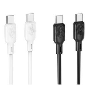 Кабель USB Borofone BX113 Silicone Type-C to Type-C 60W Чорний
