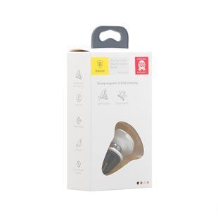 Автотримач Baseus Magnetic Small Ears Air Vent SUER-A Чорний, 01