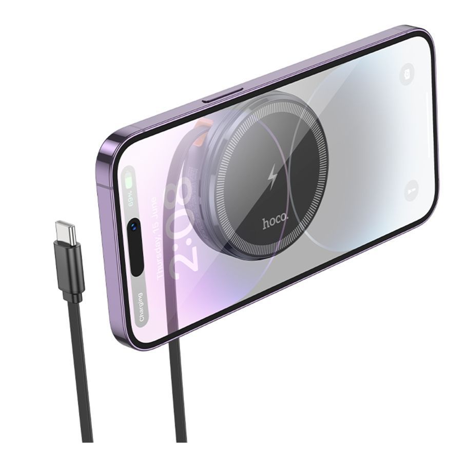 Бездротовий Зарядний Пристрій Hoco CQ18 2-in-1 15W Magnetic (iWatch)