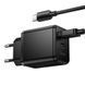 Мережевий Зарядний Пристрій Hoco C157A 1USB-C/1USB Multi-Protocol 30W+USB to Type-C