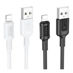 Кабель USB Borofone BX111 Lightning 2.4A Білий