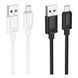 Кабель USB Hoco X122 Silicone Micro 2.4A Чорний