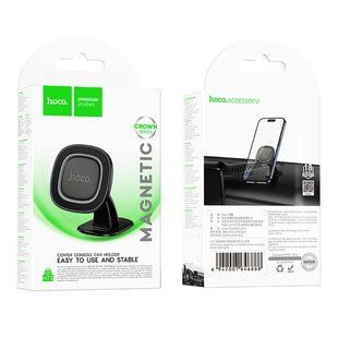 Автотримач Hoco H73 4.5-7 inch Magnetic Ring Чорний