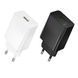 Мережевий Зарядний Пристрій Borofone BAS72A 1USB QC 18W Білий