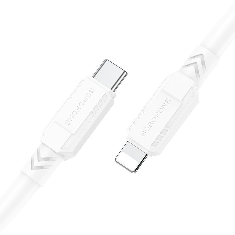 Кабель USB Borofone BX81 PD Type-C to Lightning Білий