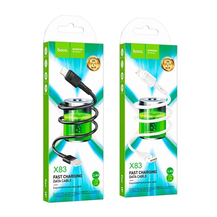 Кабель USB Hoco X83 Lightning