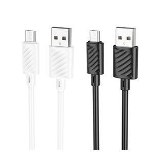 Кабель USB Hoco X88 Gratified Micro 2.4A Білий
