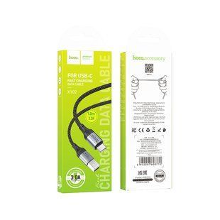 Кабель USB Hoco X102 Type-C 3A Чорний