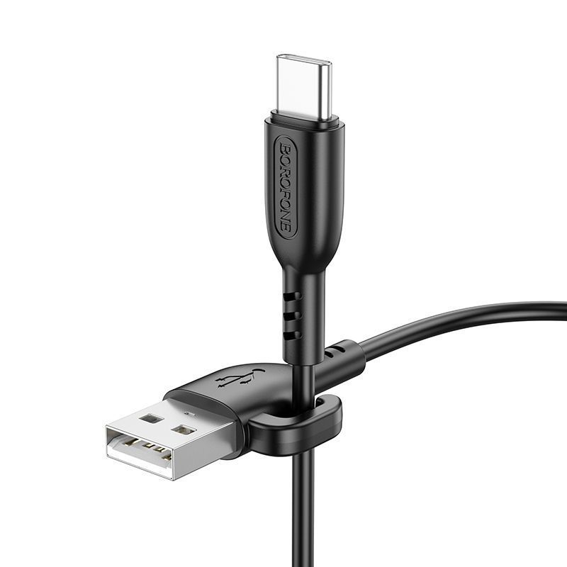 Кабель USB Borofone BX91 Type-C 3A Чорний
