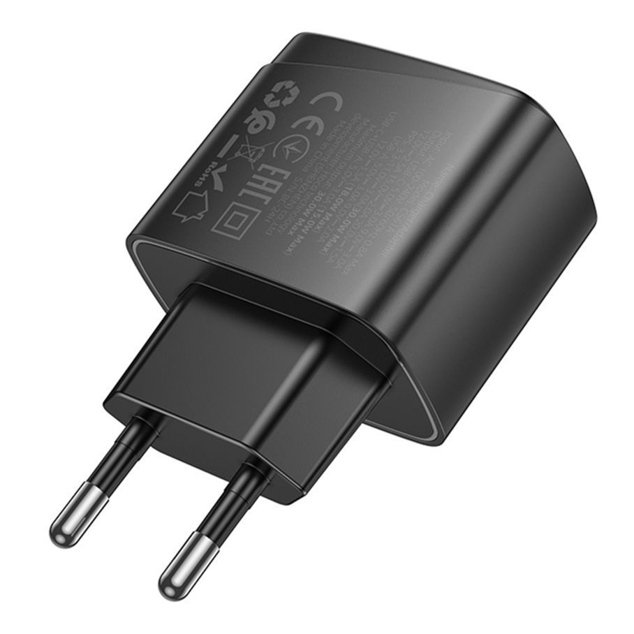 Мережевий Зарядний Пристрій Hoco CS61A 1USB/1USB-C PD/QC 30W GAN
