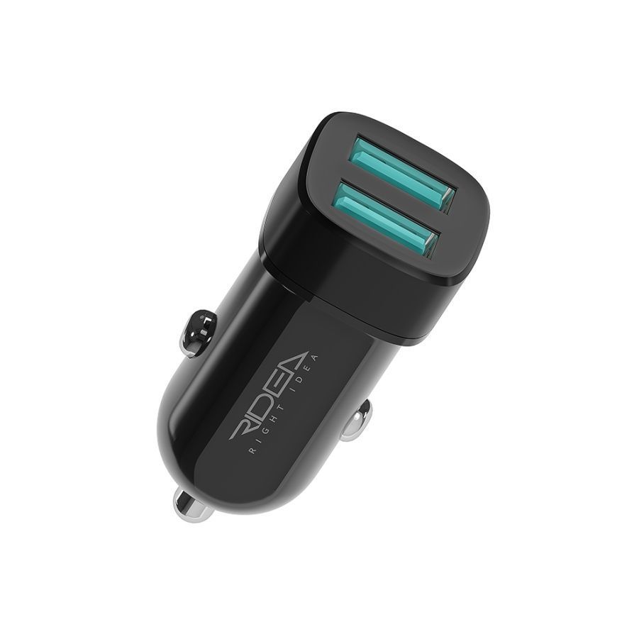 Автомобільний Зарядний Пристрій Ridea RCC-21012 Grand 2USB 2.4 A Чорний