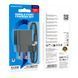 Мережевий Зарядний Пристрій Borofone BAS11A 1USB 2.1A+USB to Type-C Чорний