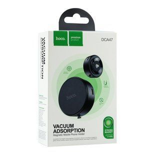 Автотримач Hoco DCA47 Magnetic/Vacuum Electric Чорний
