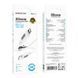 Кабель USB Borofone BX114 Silicone Type-C to Lightning PD27W Бiлий