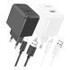 Мережевий Зарядний Пристрій Hoco CS11A 1USB 2.1A+USB to Lightning Білий